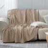imageBedsure Cooling Cotton Waffle Weave Throw Blanket  Lightweight Breathable Blanket of Rayon Derived from Bamboo for Hot Sleepers Luxury Throws for Bed Couch and Sofa Ivory 50x70 InchesTaupe