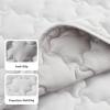imageBedsure Cooling Mat for Medium Dogs  29x21 Thin Washable Cooling Pet Pad for Cat QMAXampgt05 Portable Kennel Puppy Bed for Summer NonSlip Summer Crate Pad for Dog Up to 25 lbsPearl Grey