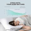imageBedsure Cooling Pillow Cases Standard Size Set of 2 Cool Pillowcases for Hot Sleepers and Night Sweats Silky Soft ampamp Breathable Cold Pillow Covers with Hidden Zipper Green 20x26 InchesWhite
