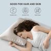 imageBedsure Cooling Pillow Cases Standard Size Set of 2 Cool Pillowcases for Hot Sleepers and Night Sweats Silky Soft ampamp Breathable Cold Pillow Covers with Hidden Zipper Green 20x26 InchesBeige