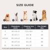 imageBedsure Cute Dog Bed for Small Medium Dogs  Washable Furry Puppy Beds Rectangle Orthopedic Corduroy Fleece Pet Beds with Removable Zipper Cover 25x21x7inches Blush PinkCopper Brown