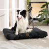 imageBedsure Dog Bed Medium Size Dogs  Washable Pet Bed Mattress with Oxford Fabric Water Resistant Flat Pet Pillow Cushion for Medium Dog Crate 30x20x4 GreyBlack