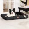imageBedsure Dog Bed Medium Size Dogs  Washable Pet Bed Mattress with Oxford Fabric Water Resistant Flat Pet Pillow Cushion for Medium Dog Crate 30x20x4 GreyBlack