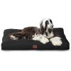 imageBedsure Dog Bed Medium Size Dogs  Washable Pet Bed Mattress with Oxford Fabric Water Resistant Flat Pet Pillow Cushion for Medium Dog Crate 30x20x4 GreyBlack