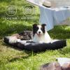 imageBedsure Dog Bed Medium Size Dogs  Washable Pet Bed Mattress with Oxford Fabric Water Resistant Flat Pet Pillow Cushion for Medium Dog Crate 30x20x4 GreyBlack