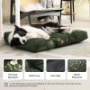 imageBedsure Dog Bed Medium Size Dogs  Washable Pet Bed Mattress with Oxford Fabric Water Resistant Flat Pet Pillow Cushion for Medium Dog Crate 30x20x4 GreyLentil Sprout