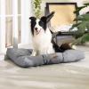 imageBedsure Dog Bed Medium Size Dogs  Washable Pet Bed Mattress with Oxford Fabric Water Resistant Flat Pet Pillow Cushion for Medium Dog Crate 30x20x4 GreyGrey