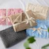 imageBedsure Dog Blanket for Small Dogs Washable  Fluffy Fuzzy Puppy Cat Blanket with Premium 300GSM Coral Fleece Soft for Pet Kitten Doggy Green 25x35INBlue Dot