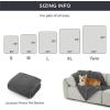 imageBedsure Dog Blanket for Small Dogs Washable  Fluffy Fuzzy Puppy Cat Blanket with Premium 300GSM Coral Fleece Soft for Pet Kitten Doggy Green 25x35INGrey Wave