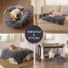 imageBedsure Dog Blanket for Small Dogs Washable  Fluffy Fuzzy Puppy Cat Blanket with Premium 300GSM Coral Fleece Soft for Pet Kitten Doggy Green 25x35INGrey Wave