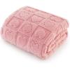 imageBedsure Dog Blanket for Small Dogs Washable  Fluffy Fuzzy Puppy Cat Blanket with Premium 300GSM Coral Fleece Soft for Pet Kitten Doggy Green 25x35INPink Heart