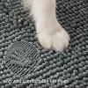 imageBedsure Dog Door Mat for Muddy Paws HighLow Absorbent Chenille Indoor Entrance Mud Dirt Trapper SoakStopper Machine Washable NonSlip Entryway Rug for Pets 35quotx24quot GreyGrey