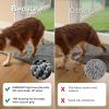 imageBedsure Dog Door Mat for Muddy Paws HighLow Absorbent Chenille Indoor Entrance Mud Dirt Trapper SoakStopper Machine Washable NonSlip Entryway Rug for Pets 35quotx24quot GreyGrey