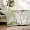 imageBedsure Duvet Cover Queen Size  100 Cotton Reversible Floral Queen Duvet Cover Set with Zipper Closure 3 Pieces Soft ampamp Breathable Green Bedding Set with 2 Pillow Shams 20quotx26quot06  Desert Sage No Comforter