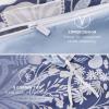 imageBedsure Duvet Cover Queen Size  100 Cotton Reversible Floral Queen Duvet Cover Set with Zipper Closure 3 Pieces Soft ampamp Breathable Green Bedding Set with 2 Pillow Shams 20quotx26quot02  Vintage Indigo No Comforter
