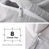 imageBedsure Duvet Cover Queen Size  Soft Cationic Dyed Duvet Cover Set for Kids with Zipper Closure 3 Pieces Bedding SetBeige 90quotx90quotGrey No Comforter