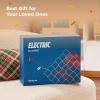 imageBedsure Electric Blanket King Size  Dual Control Heated Blanket King Size Fast Heating with 10 Time Settings ampamp 10 Heat Settings Warm Gift for Grandma 100x90 inches Grey26  Dark Chocolate