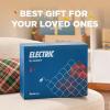 imageBedsure Electric Blanket King Size  Dual Control Heated Blanket King Size Fast Heating with 10 Time Settings ampamp 10 Heat Settings Warm Gift for Grandma 100x90 inches Grey07  Burgundy