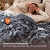 imageBedsure Electric Blanket King Size  Dual Control Heated Blanket King Size Fast Heating with 10 Time Settings ampamp 10 Heat Settings Warm Gift for Grandma 100x90 inches Grey24  Grey
