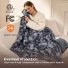 imageBedsure Electric Blanket King Size  Dual Control Heated Blanket King Size Fast Heating with 10 Time Settings ampamp 10 Heat Settings Warm Gift for Grandma 100x90 inches Grey24  Grey