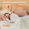 imageBedsure Electric Blanket King Size  Dual Control Heated Blanket King Size Fast Heating with 10 Time Settings ampamp 10 Heat Settings Warm Gift for Grandma 100x90 inches Grey11  Lvory