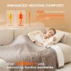 imageBedsure Electric Blanket King Size  Dual Control Heated Blanket King Size Fast Heating with 10 Time Settings ampamp 10 Heat Settings Warm Gift for Grandma 100x90 inches Grey04  Taupe