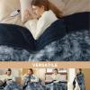 imageBedsure Electric Blanket King Size  Dual Control Heated Blanket King Size Fast Heating with 10 Time Settings ampamp 10 Heat Settings Warm Gift for Grandma 100x90 inches Grey28  Navy