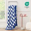 imageBedsure Fall Throw Blanket for Couch  Super Soft Cozy ampamp Warm Knit Checkered Blanket Breathable Lightweight ampamp Fluffy for Bed ampamp Sofa Gentlesoft Black 50x60 Inches01  Checkered High Tide
