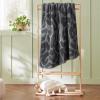 imageBedsure Fall Throw Blanket for Couch  Super Soft Cozy ampamp Warm Knit Checkered Blanket Breathable Lightweight ampamp Fluffy for Bed ampamp Sofa Gentlesoft Black 50x60 Inches03  Leopard Black