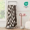 imageBedsure Fall Throw Blanket for Couch  Super Soft Cozy ampamp Warm Knit Checkered Blanket Breathable Lightweight ampamp Fluffy for Bed ampamp Sofa Gentlesoft Black 50x60 Inches01  Checkered Brown
