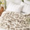 imageBedsure Fall Throw Blanket for Couch  Super Soft Cozy ampamp Warm Knit Checkered Blanket Breathable Lightweight ampamp Fluffy for Bed ampamp Sofa Gentlesoft Black 50x60 Inches03  Leopard Khaki