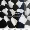 imageBedsure Fall Throw Blanket for Couch  Super Soft Cozy ampamp Warm Knit Checkered Blanket Breathable Lightweight ampamp Fluffy for Bed ampamp Sofa Gentlesoft Black 50x60 Inches01  Checkered Black
