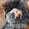 imageBedsure Fall Throw Blanket for Couch  Super Soft Cozy ampamp Warm Knit Checkered Blanket Breathable Lightweight ampamp Fluffy for Bed ampamp Sofa Gentlesoft Black 50x60 Inches03  Leopard Black
