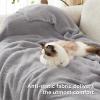imageBedsure Fall Throw Blanket for Couch  Super Soft Cozy ampamp Warm Knit Checkered Blanket Breathable Lightweight ampamp Fluffy for Bed ampamp Sofa Gentlesoft Black 50x60 Inches02  Grey