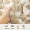 imageBedsure Fall Throw Blanket for Couch  Super Soft Cozy ampamp Warm Knit Checkered Blanket Breathable Lightweight ampamp Fluffy for Bed ampamp Sofa Gentlesoft Black 50x60 Inches01  Checkered Beige