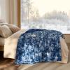 imageBedsure Faux Fur Heated Blanket Twin Size Fast Heating Electric Blanket Twin Size with 6 Heating Levels ampamp 10 Time Settings Cozy Gifts for Women Men 62x84 inches Denim Blue27  Denim Blue