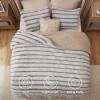 imageBedsure Faux Fur Queen Comforter Set  Beige Fluffy Comforter Queen Size Soft and Cozy Shaggy Bedding Comforter Sets Winter Warm Luxury Fuzzy Bed Set 3 Pieces 1 Comforter and 2 Pillowcases05  Khaki