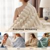 imageBedsure Faux Fur Throw Blanket  Ultra GentleSoft ampamp Fluffy Fuzzy Luxury Throw Blanket for Couch Sofa and Bed Thick and Warm for Winter Cozy Striped Decorative Gift for Women Purple 50x70 Inches01  Beige
