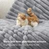 imageBedsure Faux Fur Throw Blanket  Ultra GentleSoft ampamp Fluffy Fuzzy Luxury Throw Blanket for Couch Sofa and Bed Thick and Warm for Winter Cozy Striped Decorative Gift for Women Purple 50x70 Inches03  Grey