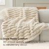 imageBedsure Faux Fur Throw Blanket  Ultra GentleSoft ampamp Fluffy Fuzzy Luxury Throw Blanket for Couch Sofa and Bed Thick and Warm for Winter Cozy Striped Decorative Gift for Women Purple 50x70 Inches01  Beige