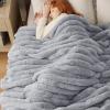 imageBedsure Faux Fur Throw Blanket  Ultra GentleSoft ampamp Fluffy Fuzzy Luxury Throw Blanket for Couch Sofa and Bed Thick and Warm for Winter Cozy Striped Decorative Gift for Women Purple 50x70 Inches03  Grey