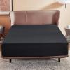 imageBedsure Fitted Sheet Queen Size Only  Brushed Microfiber Bed Sheets Ultra Soft ampamp Breathable Fade Resistant ampamp Easy Care Grey 60x8016 Inches 1 Piece06  Black