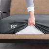 imageBedsure Fitted Sheet Queen Size Only  Brushed Microfiber Bed Sheets Ultra Soft ampamp Breathable Fade Resistant ampamp Easy Care Grey 60x8016 Inches 1 Piece01  Grey