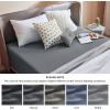 imageBedsure Fitted Sheet Queen Size Only  Brushed Microfiber Bed Sheets Ultra Soft ampamp Breathable Fade Resistant ampamp Easy Care Grey 60x8016 Inches 1 Piece01  Grey