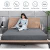 imageBedsure Fitted Sheet Queen Size Only  Brushed Microfiber Bed Sheets Ultra Soft ampamp Breathable Fade Resistant ampamp Easy Care Grey 60x8016 Inches 1 Piece01  Grey