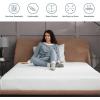 imageBedsure Fitted Sheet Queen Size Only  Brushed Microfiber Bed Sheets Ultra Soft ampamp Breathable Fade Resistant ampamp Easy Care Grey 60x8016 Inches 1 Piece07  White