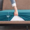 imageBedsure Fitted Sheet Queen Size Only  Brushed Microfiber Bed Sheets Ultra Soft ampamp Breathable Fade Resistant ampamp Easy Care Grey 60x8016 Inches 1 Piece03  Teal