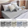 imageBedsure Fitted Sheet Queen Size Only  Brushed Microfiber Bed Sheets Ultra Soft ampamp Breathable Fade Resistant ampamp Easy Care Grey 60x8016 Inches 1 Piece02  Light Grey