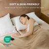 imageBedsure Fluffy Bed Pillows for Sleeping  Luxury King Size Pillows 2 Pack with 100 Cotton Breathable Cover Soft ampamp Supportive Hotel Quality Filling for Side Stomach Back SleeperKing