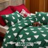 imageBedsure Fluffy Christmas Comforter Set Queen  Christmas Bedding with Christmas Tree Warm Flannel Fleece Bed Sets for Winter 3 Pieces 1 Soft Plush Shaggy Comforter with 2 Pillowcases03  Green